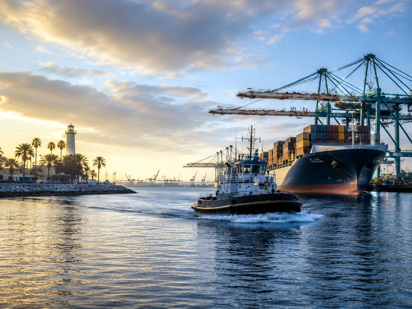 Southern California commercial harbor
